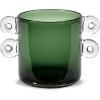 imageFlower Vase  Wind ampamp Fire Collection by Marie Michielssen  Home Decor Living Room for Coffee Table Kitchen Decorations  Modern Entryway Table Decor or for Shelves Amber LargeDark Green