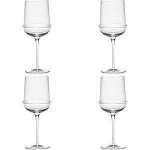 imageDune Wine Glasses  Dune glassware by Kelly Wearstler  Transparent Drinking Glasses  Glass Cups with Clear Stem  Champagne Flutes and Wine Glasses  Kitchen red wineMedium