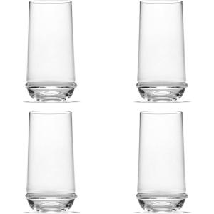 imageDune glasses  Dune glassware by Kelly Wearstler  Clear Glass Tumbler Cups without Lids  Home Essentials Cocktail Glasses  Suitable for Whisky Beer Juice Water Whisky glassLongdrink