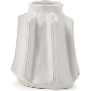 imageFlower Vase  Marie by Marie Michielssen  White Stoneware Home Decor Living Room for Coffee Table Kitchen Decorations  Modern Entryway Table Decor or for Shelves  Unique Centerpiece Vases SVase S