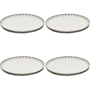 imageWhite Dinner Plates  Inku Tableware by Sergio Herman  Dishes Set for 4  Stoneware Microwave Safe Plates  Dish Set  Farmhouse Kitchen and Dinnerware Sets  Luxury Family and PartyWhite