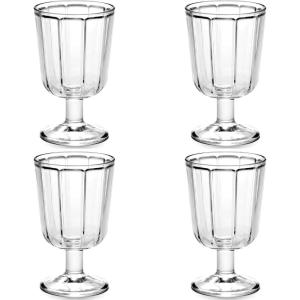 imageWhite Wine Glasses Set of 4  Surface glassware by Sergio Herman  Transparent Drinking Glasses  Glass Cups with Clear Stem  Champagne Flutes and Wine Glasses  Kitchen744 ounces