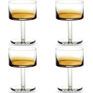 imageZuma  Zuma glassware by Kelly Wearstler  Amberhued Drinking Glasses  Champagne Flutes and Wine Glasses  Kitchen Champagne glassesChampagne coupes