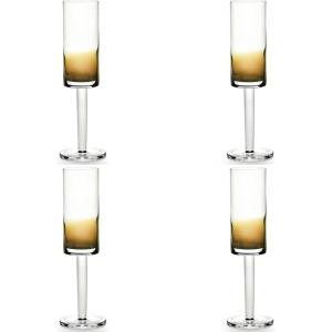 imageZuma  Zuma glassware by Kelly Wearstler  Amberhued Drinking Glasses  Champagne Flutes and Wine Glasses  Kitchen Champagne glassesChampagne glasses