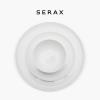 image12Piece Dinnerware Set for 4  Base tableware by Piet Boon  4 Small White 4 Plates 4 Pasta Bowls  Porcelain Home Kitchen Essentials Sets  Dishware and Dishes  Utensils
