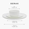 image12Piece Dinnerware Set for 4  Base tableware by Piet Boon  4 Small White 4 Plates 4 Pasta Bowls  Porcelain Home Kitchen Essentials Sets  Dishware and Dishes  Utensils