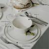 image12Piece Dinnerware Set for 4  Cena by Vincent Van Duysen  4 Small Ivory White Plates 4 Large Plates 4 Pasta Bowls  Porcelain Tableware Home Kitchen Essentials Sets  Dishware and Dishes