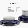 image12Piece Dinnerware Set for 4  Feast tableware by Ottolenghi  4 Blue White Dinner Plates 4 Bowls 4 Starter Plates  Stoneware Home Kitchen Essentials Sets  Dishware and DishesDinnerware set blue white