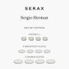 image12Piece Dinnerware Set for 4  Inku Tableware by Sergio Herman  4 Small White Plates 4 Large Plates 4 Pasta Bowls  stoneware dinnerware set  Kitchen Essentials Sets  kitchen and dining