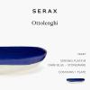imageBlue Serving Plate with White Bottom  Feast tableware by Ottolenghi  Serving Tray Dish Set for 1  Stoneware Microwave Safe Plates  Dinnerware Sets for Home PartyDinner Plate White Bottom