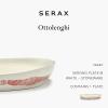 imageBlue Serving Plate with White Bottom  Feast tableware by Ottolenghi  Serving Tray Dish Set for 1  Stoneware Microwave Safe Plates  Dinnerware Sets for Home PartyDinner Plate White Red