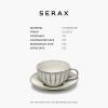 imageCappuccino Cups  Inku Tableware van Sergio Herman  4 Stoneware Coffee Mugs in white  Reusable for hot flavored Coffee  Mug Set for at Home or to go  Espresso Latte  Kitchen SetWhite