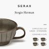 imageCappuccino Cups  Inku Tableware van Sergio Herman  4 Stoneware Coffee Mugs in white  Reusable for hot flavored Coffee  Mug Set for at Home or to go  Espresso Latte  Kitchen SetGreen