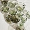 imageChampagne Glass  Eternal Snow by Bela Silva  6 Coupe Glasses  Gray Drinking Flutes Set  Unique Luxury Copas for Dinner at Home with Wine Party Wedding  Glassware Kitchen SetsGreen