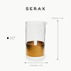 imageCopper Glass Water Pitcher  Copper chemistry glassware by Niels Datema  Wine Carafe Decanter  Clear Bottle Container for cold Drinks  Beverage Dispenser for Fridge  Replacement