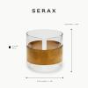 imageCopper Water Glass  Copper chemistry glassware by Niels Datema  Clear glass for cold Drinks  Suitable for Beer Juice Water