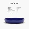 imagePasta Bowls Dinnerware Set  Feast tableware by Ottolenghi  Deep Salad and Soup Plates Set of 2 Blue White Bowls  Stoneware Serving Dish  Microwave safe Kitchen Dishware