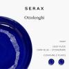 imagePasta Bowls Dinnerware Set  Feast tableware by Ottolenghi  Deep Salad and Soup Plates Set of 2 Blue White Bowls  Stoneware Serving Dish  Microwave safe Kitchen Dishware