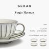 imageSaucers  Inku Tableware van Sergio Herman  Coffee Cup Coasters Set of 4 in White  Kitchen Essentials for Home Decor and Coffee Bar  Cappuccino Cups Espresso Cups and Tea MugsWhite