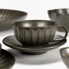 imageSaucers  Inku Tableware van Sergio Herman  Coffee Cup Coasters Set of 4 in White  Kitchen Essentials for Home Decor and Coffee Bar  Cappuccino Cups Espresso Cups and Tea MugsGreen