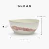 imageSmall White Red Food Bowls Set of 4  Feast tableware by Ottolenghi  Stoneware Microwave Safe Bowls  Dish Set Dinnerware Sets for Pasta Noodles Cereal Soup Bowl Serving BowlBowls White Red