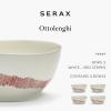 imageSmall White Red Food Bowls Set of 4  Feast tableware by Ottolenghi  Stoneware Microwave Safe Bowls  Dish Set Dinnerware Sets for Pasta Noodles Cereal Soup Bowl Serving BowlBowls White Red