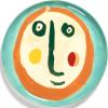 imageWhite Serving Plate with Face  Feast tableware by Ottolenghi  Serving Tray Dish Set for 1  Stoneware Microwave Safe Plates  Dinnerware Sets for Home PartyBlue with face