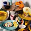 imageWhite Serving Plate with Face  Feast tableware by Ottolenghi  Serving Tray Dish Set for 1  Stoneware Microwave Safe Plates  Dinnerware Sets for Home PartyBlue with face