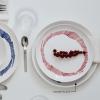 imageWhite Serving Plate with Face  Feast tableware by Ottolenghi  Serving Tray Dish Set for 1  Stoneware Microwave Safe Plates  Dinnerware Sets for Home PartyWhite swirl  blue stripes