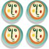 imageWhite Serving Plate with Face  Feast tableware by Ottolenghi  Serving Tray Dish Set for 1  Stoneware Microwave Safe Plates  Dinnerware Sets for Home PartyBlue with face