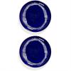 imageWhite Serving Plate with Face  Feast tableware by Ottolenghi  Serving Tray Dish Set for 1  Stoneware Microwave Safe Plates  Dinnerware Sets for Home PartyDark blue  white stripes