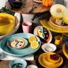 imageWhite Serving Plate with Face  Feast tableware by Ottolenghi  Serving Tray Dish Set for 1  Stoneware Microwave Safe Plates  Dinnerware Sets for Home PartyBlue with face