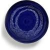 imageBlue Serving Plate with White Bottom  Feast tableware by Ottolenghi  Serving Tray Dish Set for 1  Stoneware Microwave Safe Plates  Dinnerware Sets for Home PartyDinner Plate White Bottom