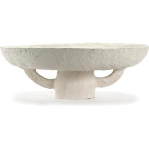 imageDecorative Tray  Earth interior accessories by Marie Michielssen  Paper Mache Table Decor and Food Display  Round Home and Kitchen Organization  Hosting Essentials  White Trays for eatingWhite