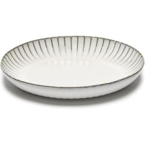 imageWhite Food Bowl  Inku Tableware by Sergio Herman  1 Stoneware Microwave Safe Bowl  Dish Set and Dinnerware Sets for Pasta Noodles Cereal Soup Bowl Ramen Salad Serving BowlWhite